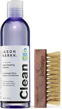 Jason Markk Shoe Cleaning Brush and 8 Ounce Cleaner Bundles 
