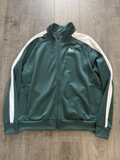 PUMA TMC Mens Green/White Colorblock Track Ja...