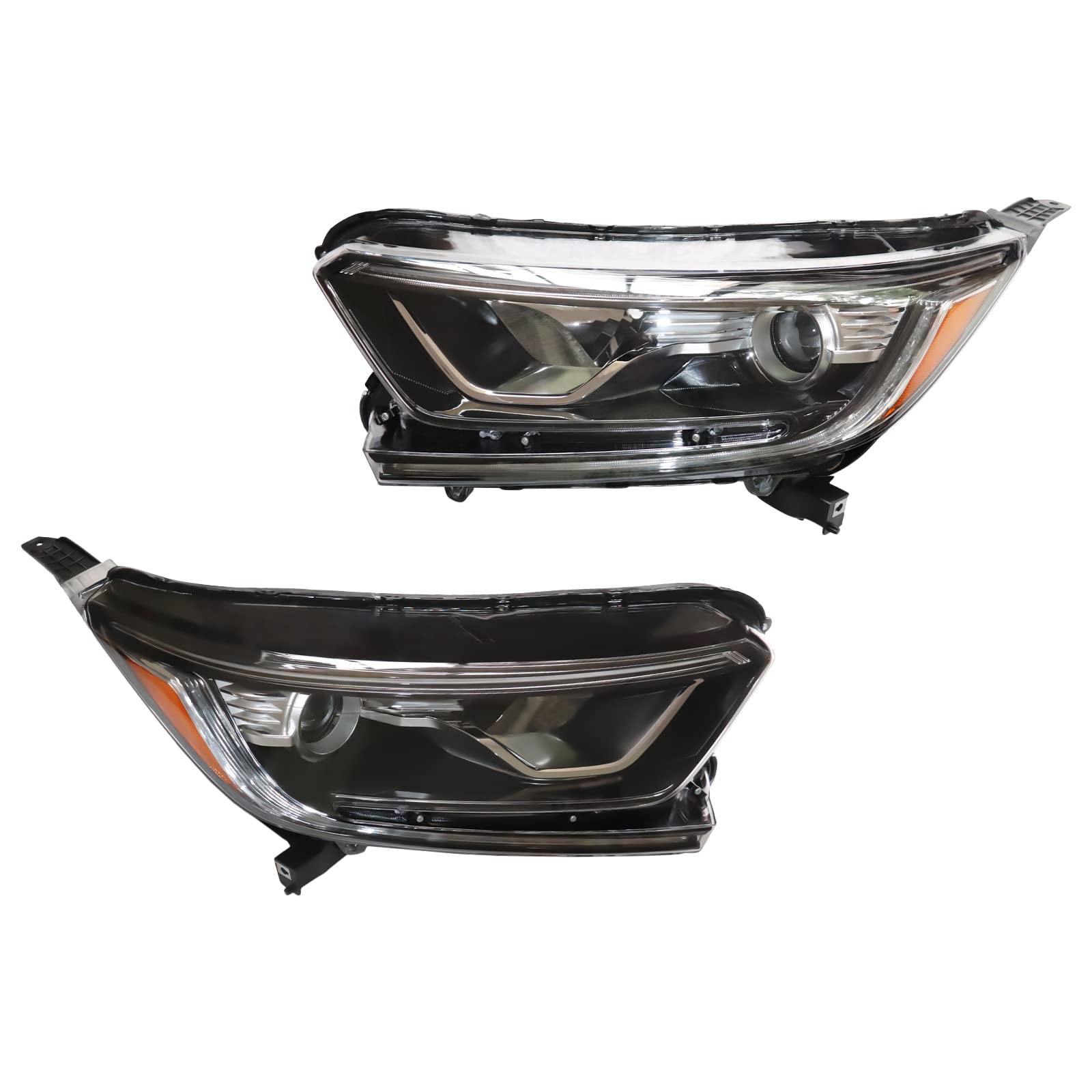 for Honda CRV 2017 2018 2019 2020 2021 Halogen LED Black Headlight Left Right