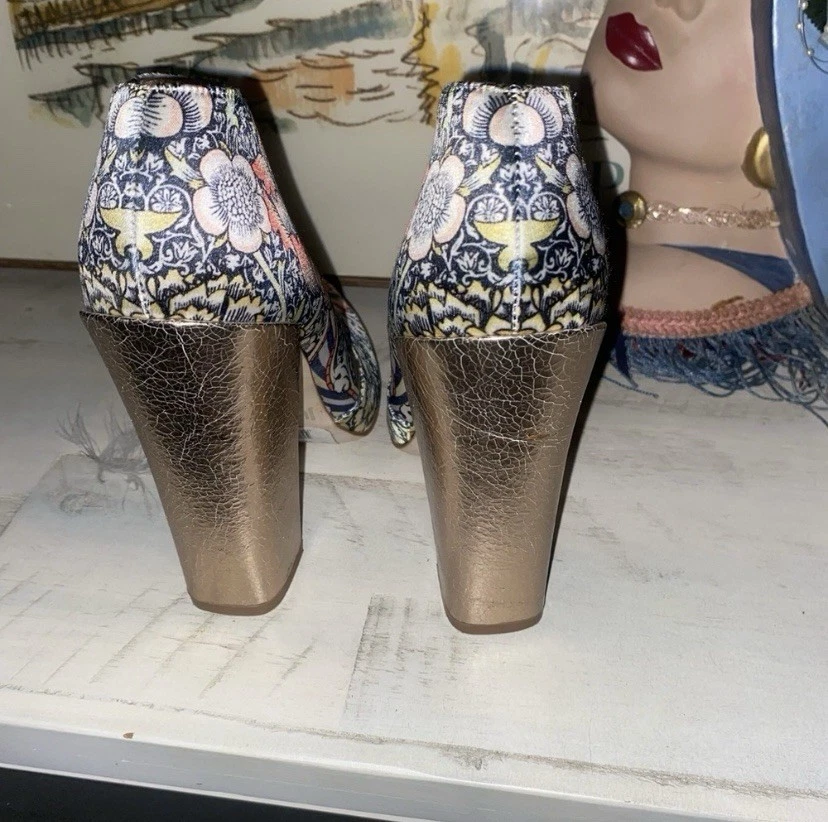 Botines de satén Just Cavalli para mujer talla 38 talla: 7,5 Foto 4 de 4