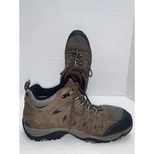 12M ASCEND Hiking Boots Bone Dry Waterproof Mens Brown Suede Mesh Ventilated