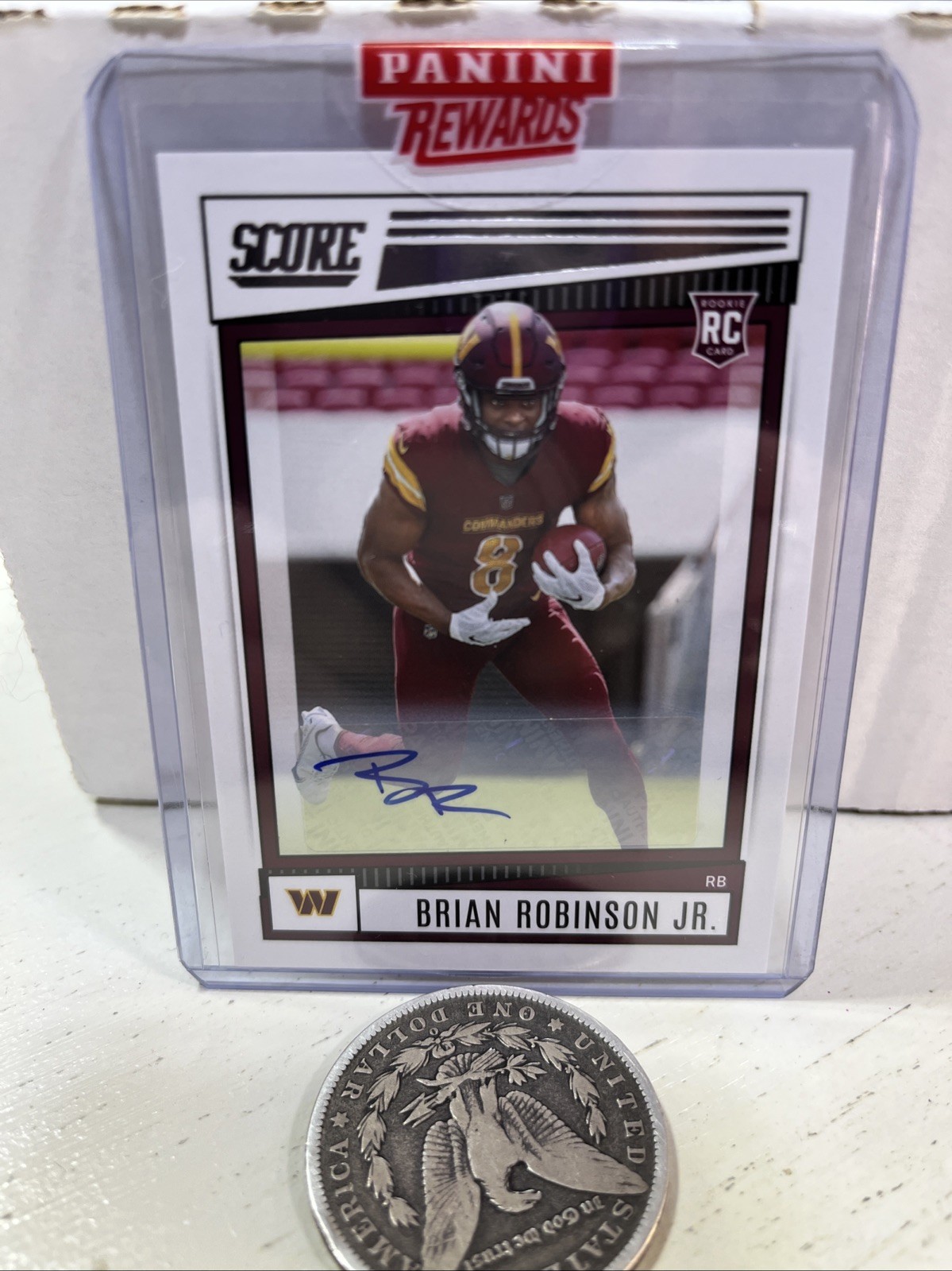 Brian Robinson Jr. Panini Score #338 Autograph