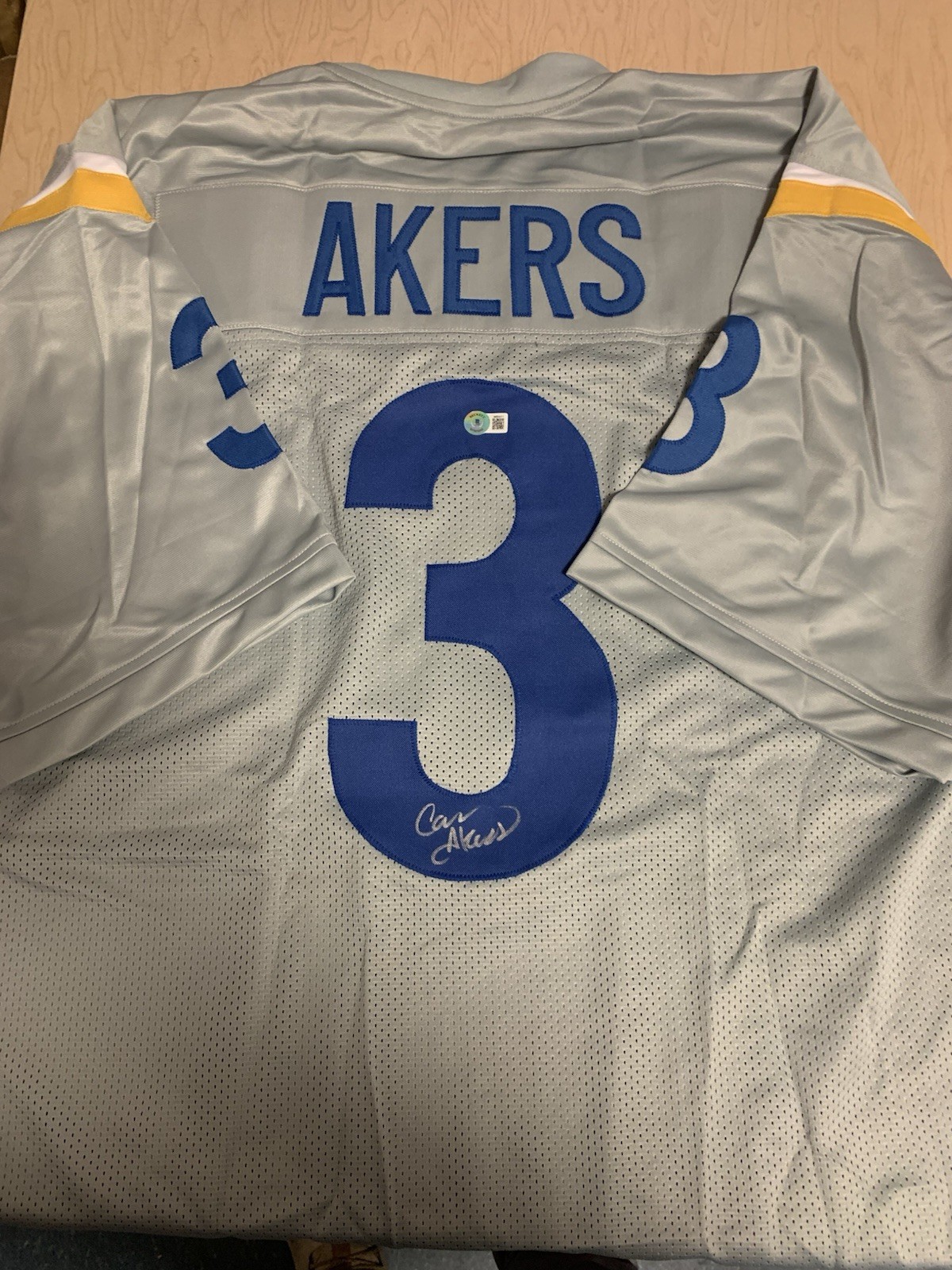 Cam Akers Autographed Signed Los Angeles Rams JERSEY BECKETT COA 