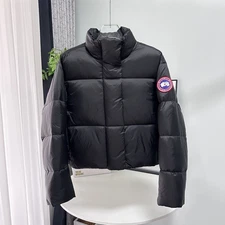 Canada Goose Cypress Cropped Puffer lady black brand new