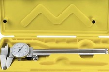 0-6" 4 Way Dial Caliper .001" Shock Proof Imperial Carbon Steel