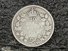Canada 10 Cents, 1918, .925 Silver