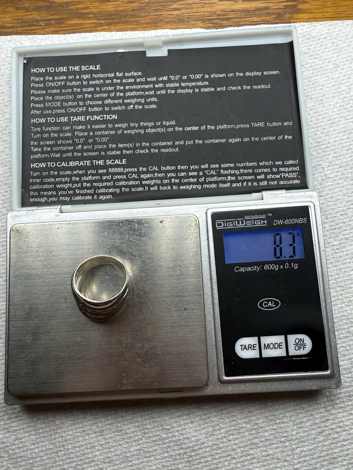 Triple Stack Silver Wide Statement Ring 925 Sterl… - image 7