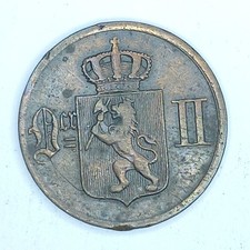 Moneta 1 Øre 1878 - Norvegia 🇳🇴 - Bronzo - REF1252A