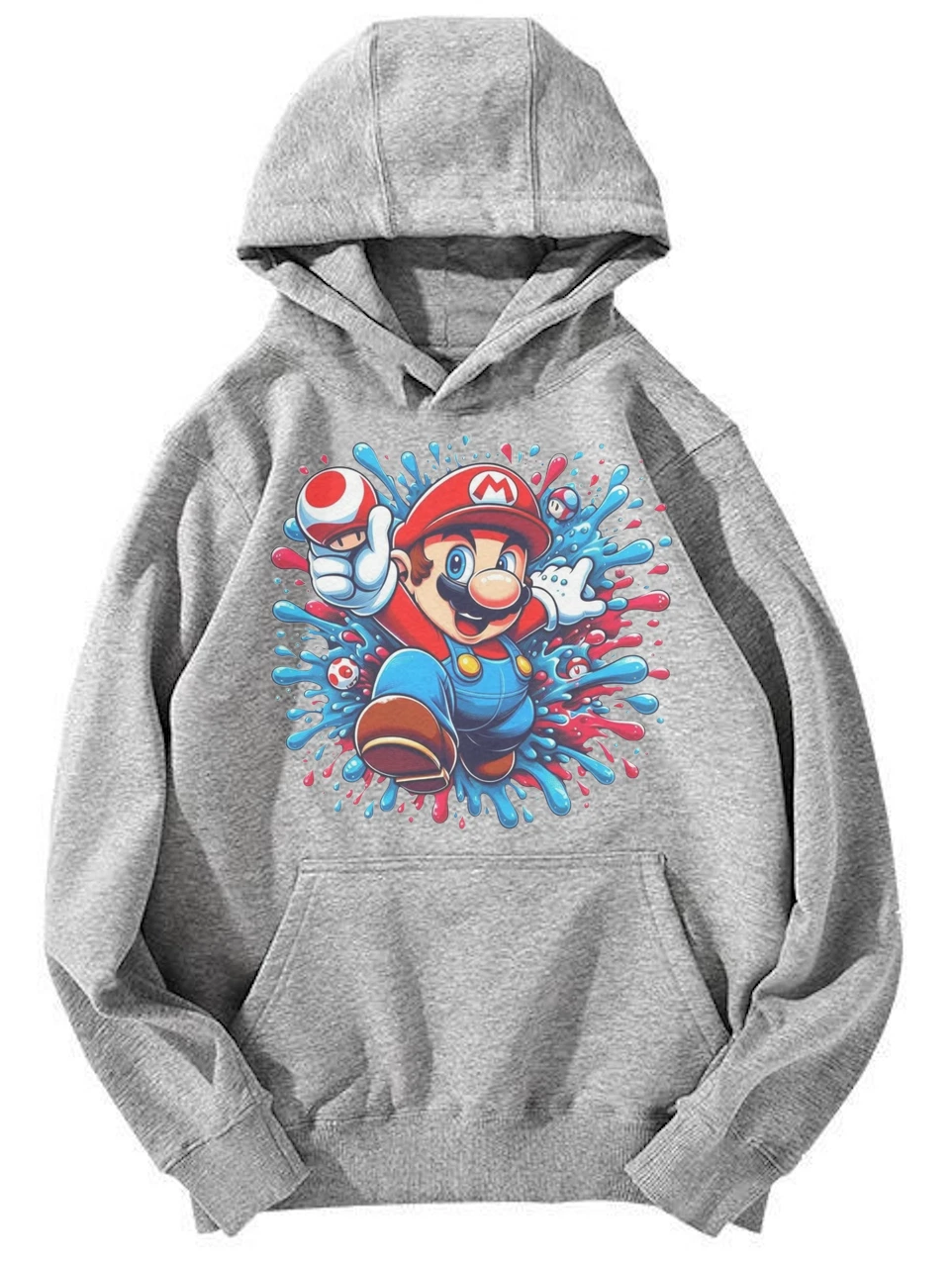 Super Mario Color Splash Graphic Hoodie