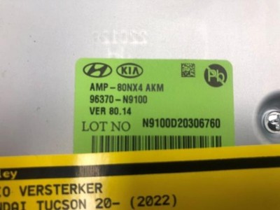 Audio-Verstärker Hyundai Tucson IV NX4A, NX4E 96370N9100 P22418933