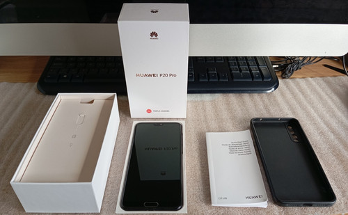 * Entsperrt Huawei P20 Pro 4G schwarz 128GB Android Smartphone *Klasse B* OVP