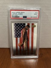 LeBron James 2003 Upper Deck Box Set Rookie Card PSA 9 #23 Lakers/ Cavs. rookie card picture