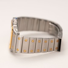 Santos de Cartier Galbée Gray Dial 29mm Gold & Stainless Steel Watch 1566 7