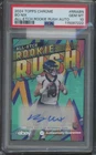 2024 Topps Chrome All Etch Rookie Rush Bo Nix 22/199 Auto RC Gem Mint PSA 10