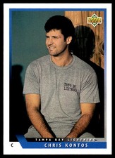 1993-94 Upper Deck #54 Chris Kontos Tampa Bay Lightning Hockey Card