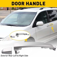 Exterior Sliding Door Handle Left or Right Rear For 2004-10 Toyota Sienna