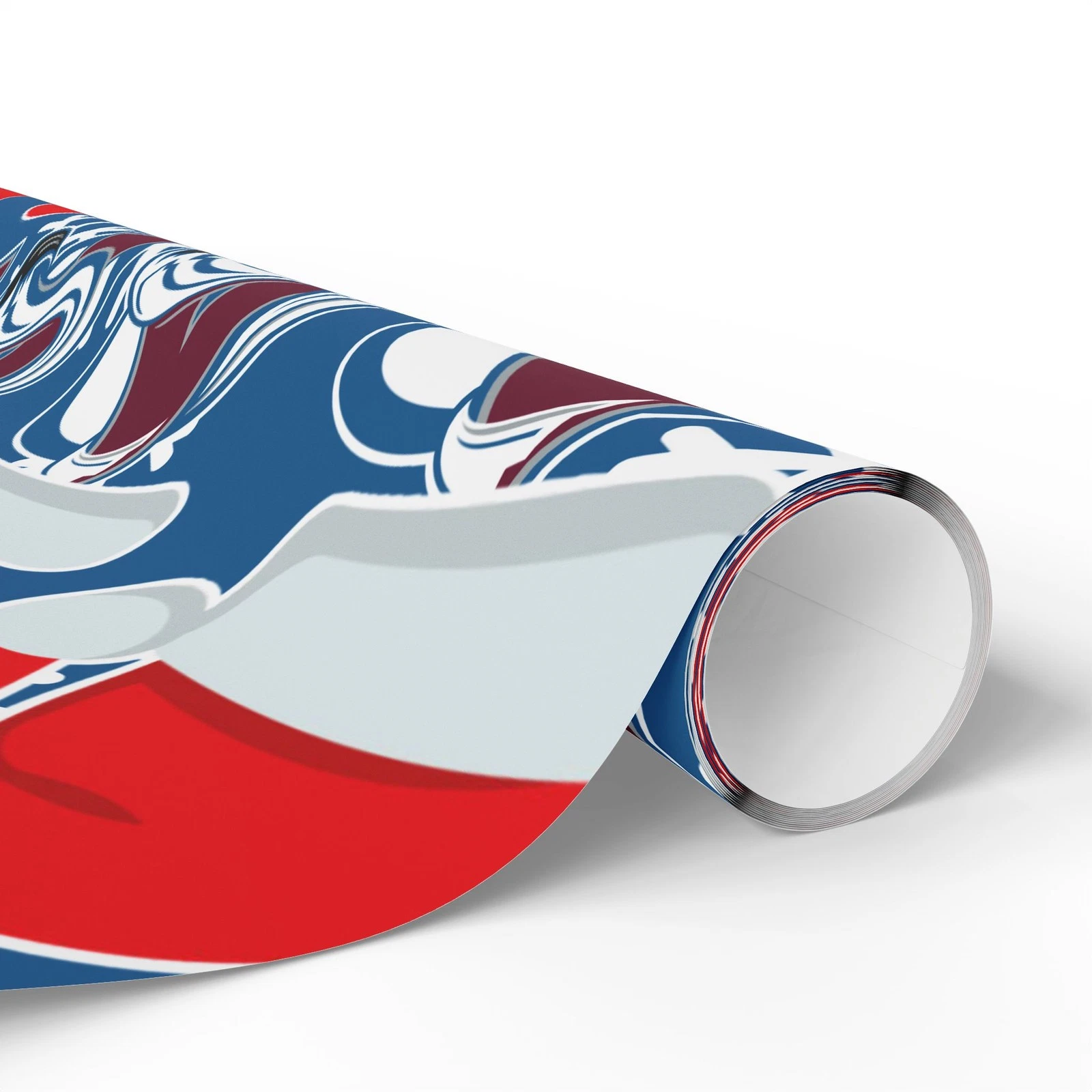 Colorado Avalanche Hockey Christmas Wrapping Paper Holiday Gift