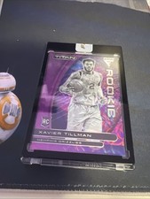 2020-21 Panini Flux - Titan Rookies Xavier Tillman #53 Purple Prizm /38(RC)