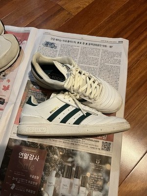 Size 6.5 - Adidas Busenitz White Collegiate Green