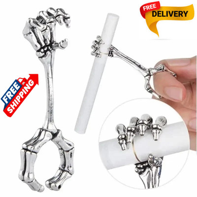 Hand Bone Cigarette Holder   Ring Rack Anti-Smoke Odor Smoking Accessory