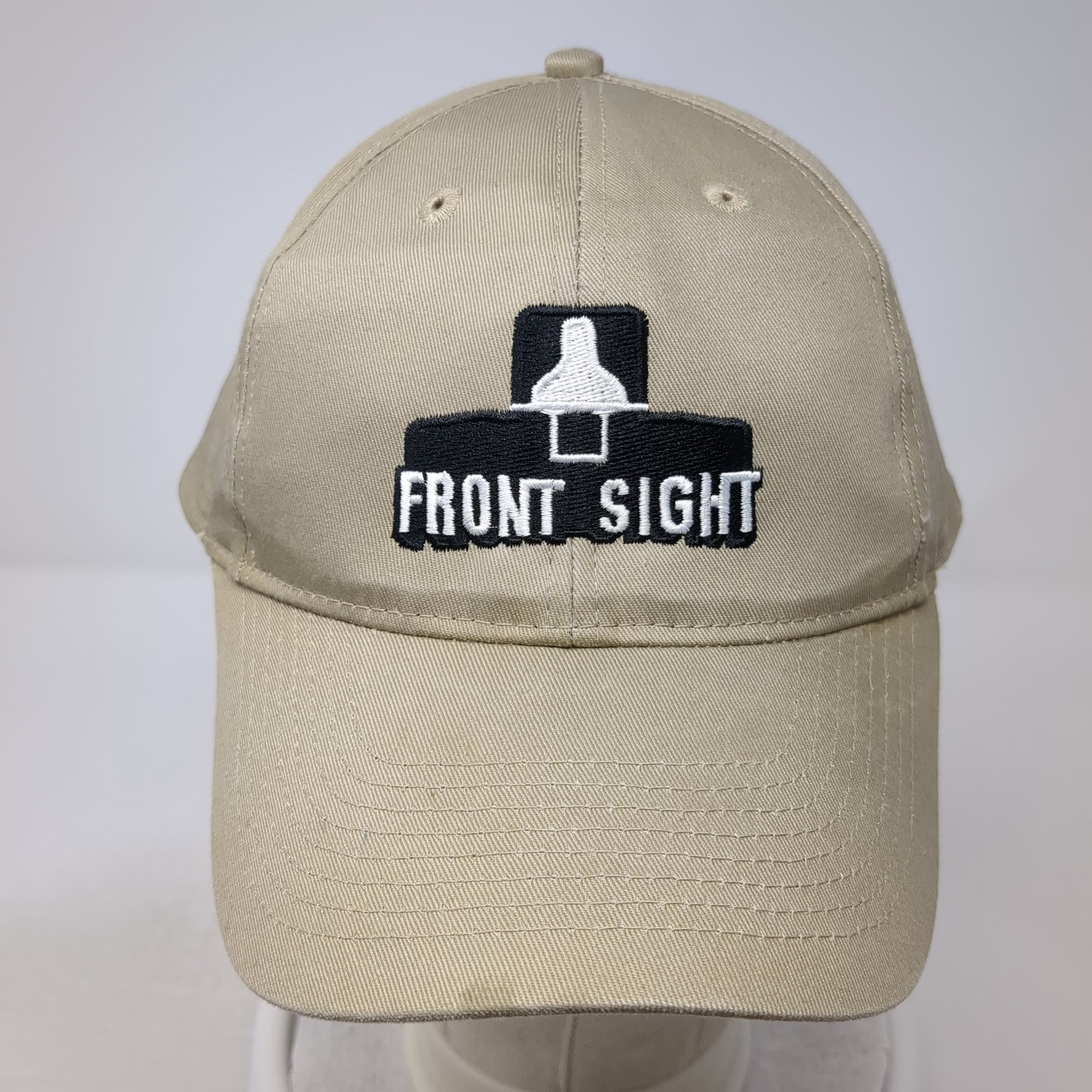 Front Sight Strapback Baseball Cap Beige One Size… - image 2
