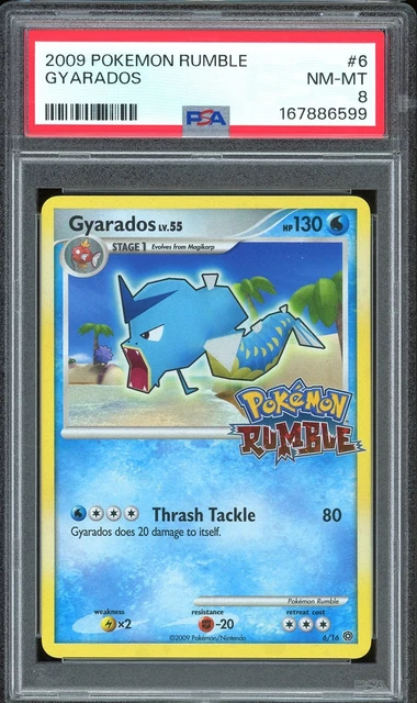 2009 Pokemon TCG Rumble #6 Gyarados NM-MT PSA 8