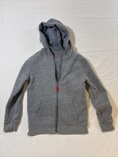 Cat  Jack Boys M 8/10 Full Zip Long Sleeve Gray Hoodie