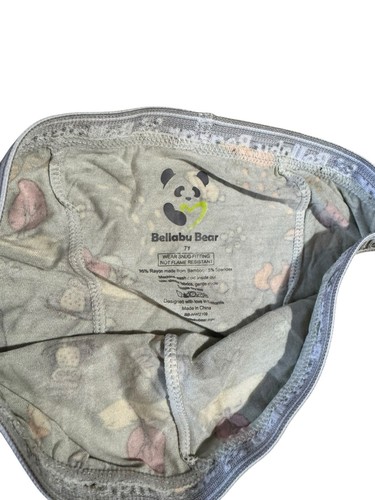 Neu mit Etikett Bellabu Bär Bambus Pyjama Set Unisex Größe 7 grün Waldtiermotiv - Bild 3 von 3