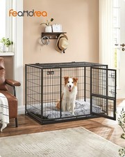 FEANDREA HEAVY DOG CAGE, 107 X 70 X 75 CM FOR LARGE AND MEDIUM DOGS PPD001B01