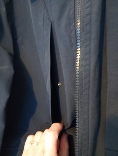 Jack & Jones CORE Navy Blue 40" Windbreaker Jacket Anorak Waterproof Youth Sz L - Picture 7 of 16