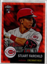 2022 Topps Chrome Plat Anniversary Orange Wave Refract #176 Stuart Fairchild /25