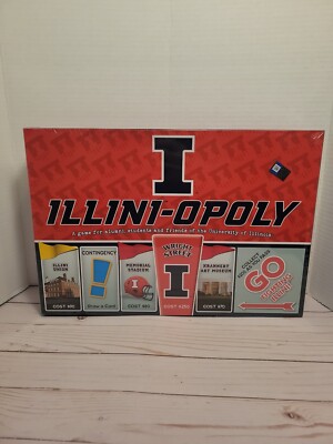 ILLINI-OPOLY BOARD GAME-  NEW Sealed - University Illinois - Krannert Union NIB