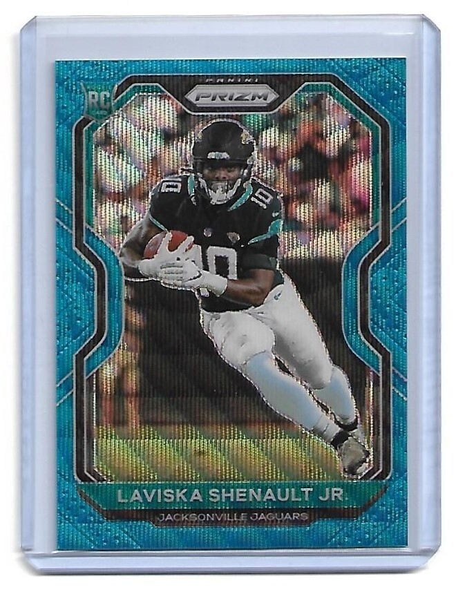#/199  Laviska Shenault SP RC ▪ 2020 Prizm  BLUE WAVE Prizm  #350  Rookie