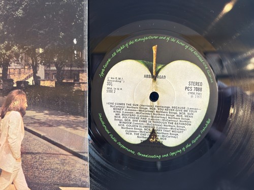 THE BEATLES ABBEY ROAD NO HER MAJESTY 2/1 BLACK INNER. ORIGINAL UK LP NEAR MINT - Picture 2 of 4