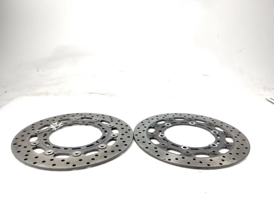 Par de rotores de freno delanteros izquierdo y derecho Yamaha YZF600 YZF600R 2002 Foto 2 de 4