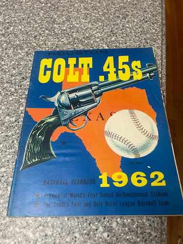 1962 Colt .45s astros baseball yearbook - 第 1/1 張圖片