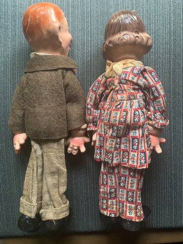 1940s Ideal Doll Co. Mortimer Snerd & Baby Snooks Vintage Dolls *Rare Find - Picture 2 of 16