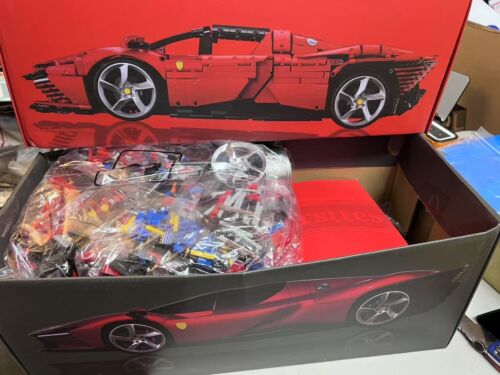 Ferrari Daytona SP3 New DIY Building Blocks Compatible 42143 MOC For Kids - Picture 3 of 12