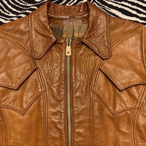 Vintage Rare Mango Road Eastwest Leather Jacket Old Clothes Men Used Size XS - Picture 5 of 7