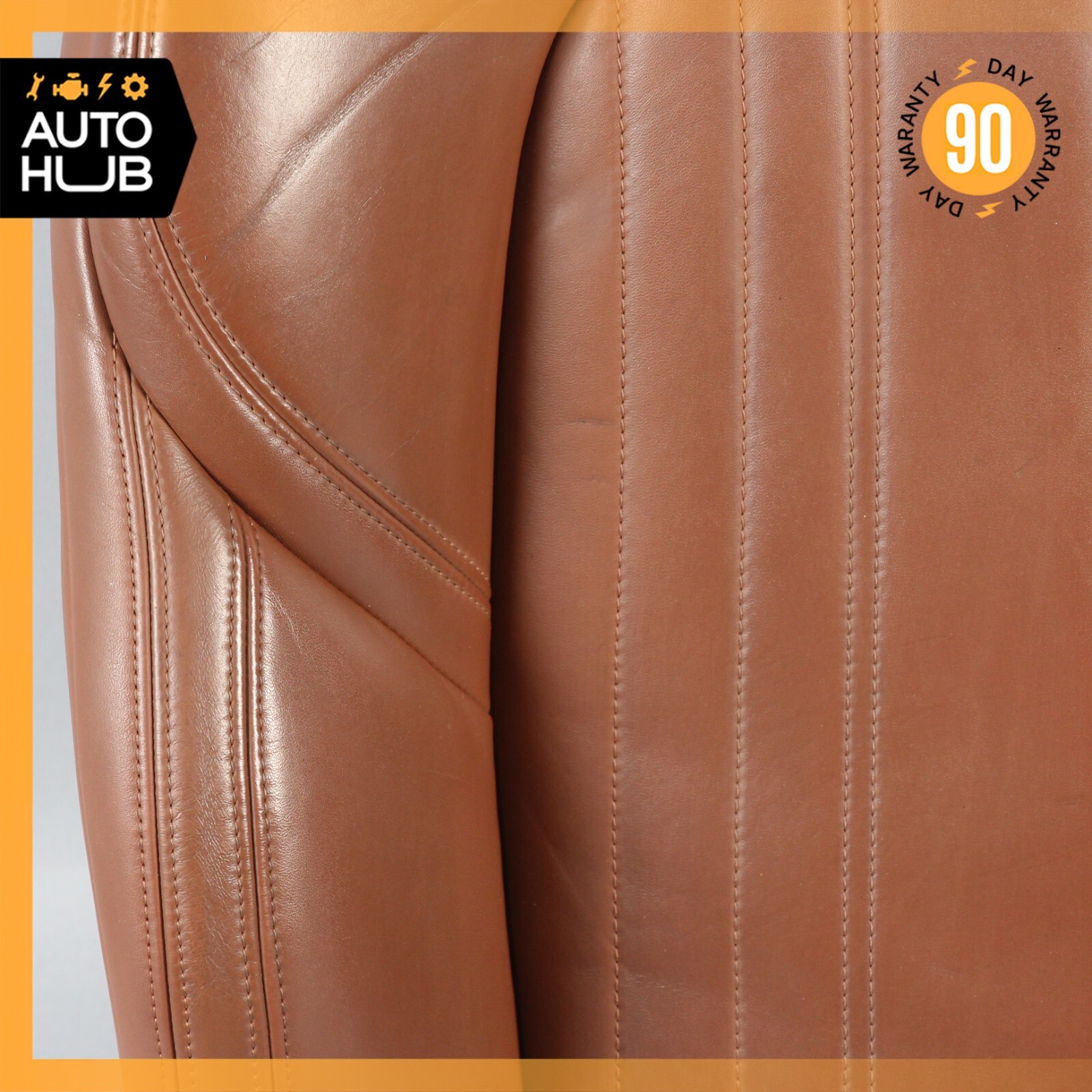 14-17 Maserati Ghibli M157 Front Left Top Upper Seat Cushion Brown OEM 51k