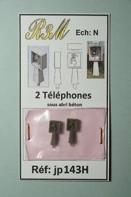 5 Supports Télégraphiques R3M Pour Façade à 8 Fils - Échelle 1/160 (N) - Neuf, Prêt à Poser