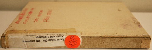 CHRIS CHRISTMAN APRON STRINGS 15ips 2 Trk CAPRICORN REC Reel to Reel MASTER TAPE - Foto 3 di 3