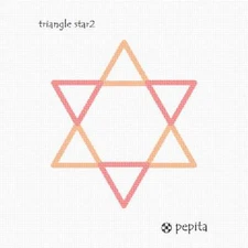 Triangle Star 2 Needlepoint Kit or Canvas