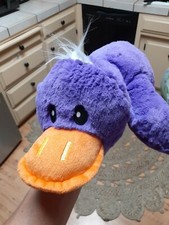 RARE Vintage Plush PUDDLES purple Platypus