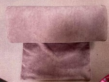 Coppia di Poggiatesta in tessuto Poltrone&Sofà, colore Rosa scuro