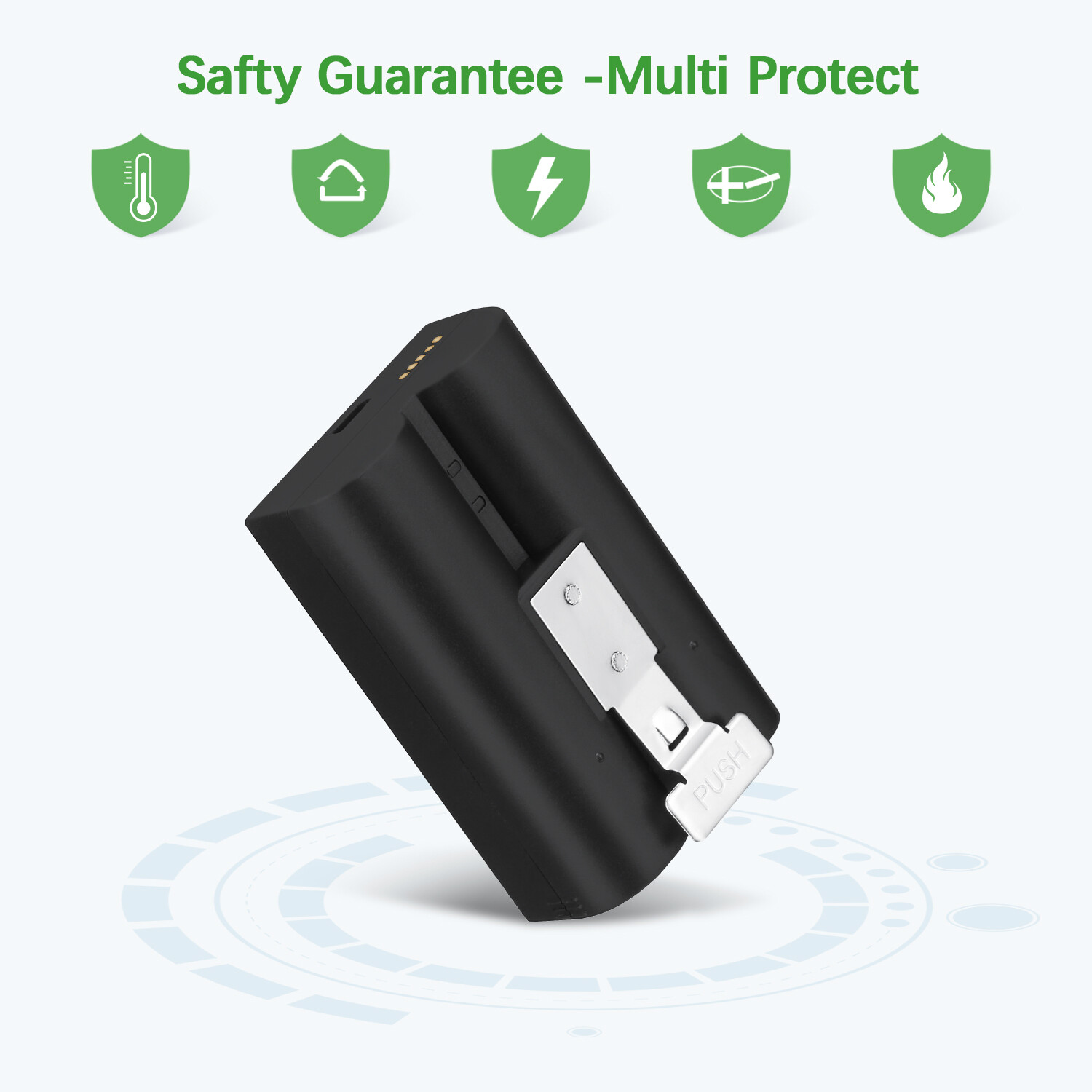 Rechargeable Battery For Ring Video Doorbell 2 Spotlight Camera Stick