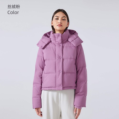 Women Puffer Jacket Quilted Down Hooded Small Medium Large Size 4 6 8 10 12 New - Picture 23 of 48