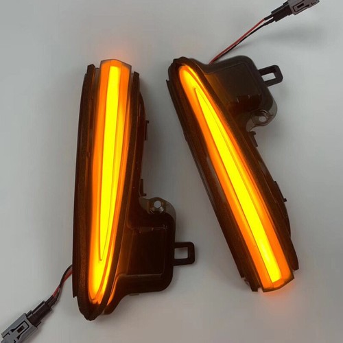 Black Side Mirror LED Dynamic Light Sequential For Toyota RAV4 2019 2020 2021 - Picture 6 of 8