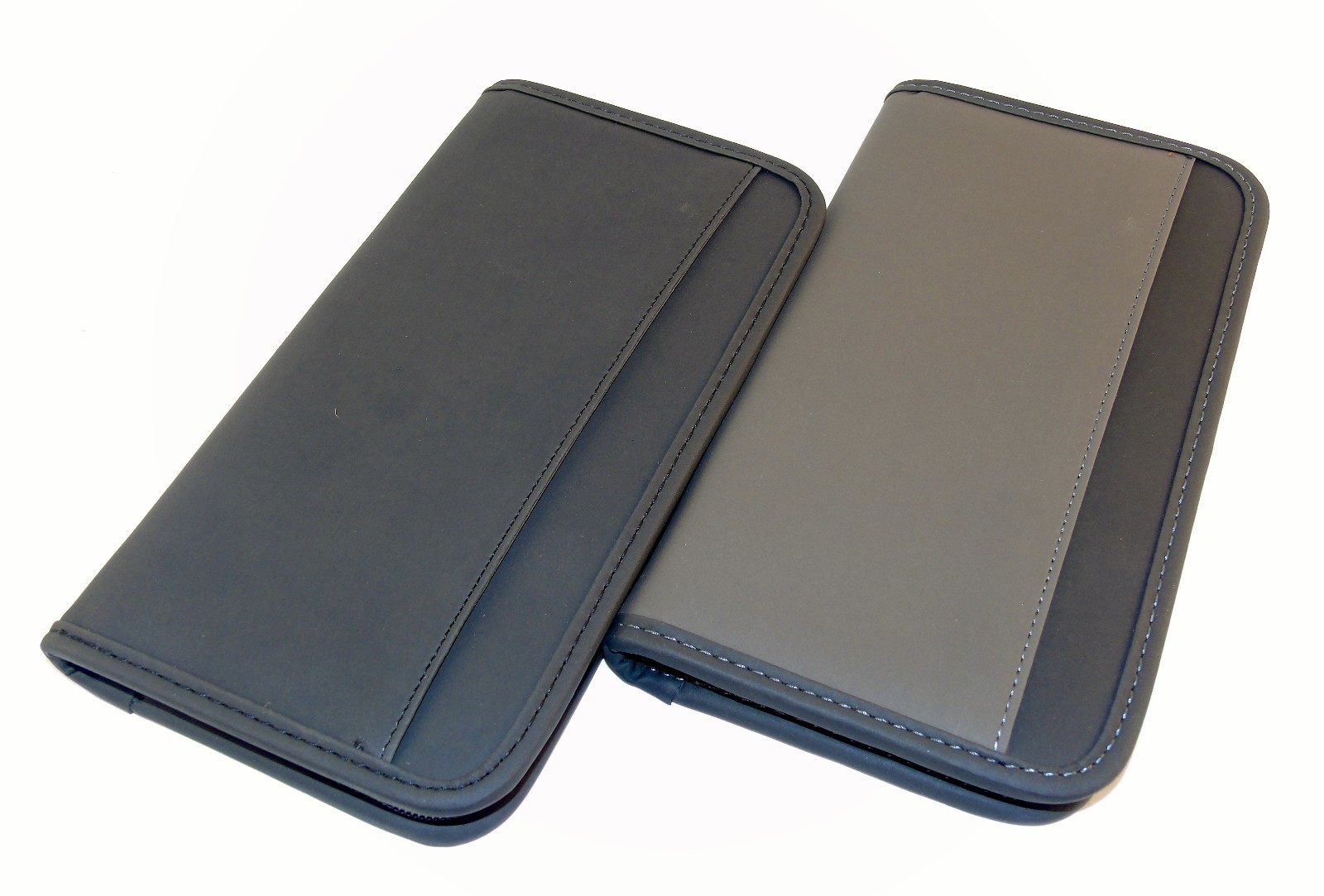 Durable Nylon Zippered Travel Passport Holder in Multiple Color Options-image