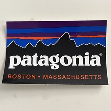 PATAGONIA FITZ ROY STICKER DECAL ORIGINAL BOSTON MASSACHUSETTS OUTDOORS 4 x 2.5